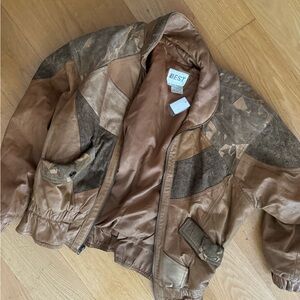 Vintage Leather Coat